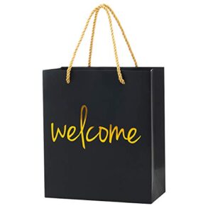 crisky black gold welcome bags for wedding favor bags