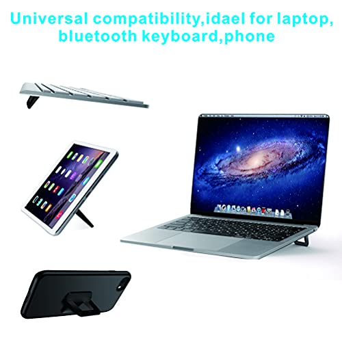 Self-Adhesive Mini Portable Laptop Stand, Invisible Computer Stand, Foldable Ergonomic Desktop Stand, Compatible with MateBook X pro, D14, MacBook Air Pro,XPS,More 10-17inch Laptop, Tablets, iPad