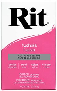 rit, fuchsia purpose powder dye, 1-1/8 oz