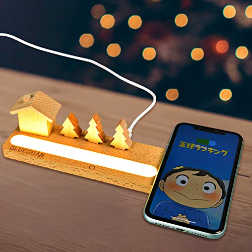 BLUEGUAN LED Night Light Nightstand Lamp with Touch Control, Eye-Caring Desk Lamp, Dimming for Reading, Bedroom, Living Room, Office Use