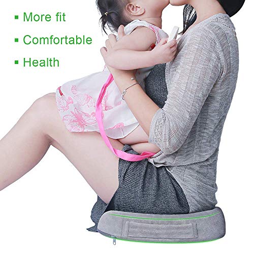 OVEYNERSIN Seat Cushion for Office Chair - Desk Back Pillow Support Memory Foam Car Cushions Coccyx Orthopedic Hip Sciatica Pain Pad Computer Accessories for Women Men