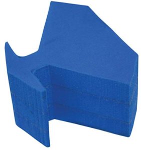 expanded technologies 16064 door wedge doorstop blue single