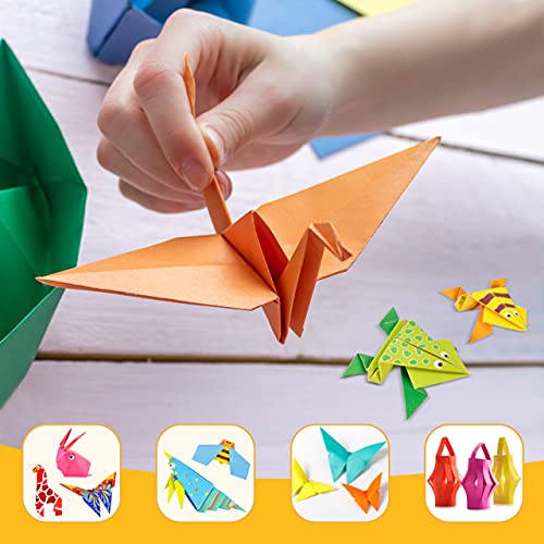 pigipigi Craft Origami Paper for Kids - 208 Sheets Vivid Colorful Folding Papers 54 Patterns Art Projects Kit for 5 6 7 8 9 10 11 12 Years Old Girl Boy Teen Birthday Gift Preschool Educational Toy