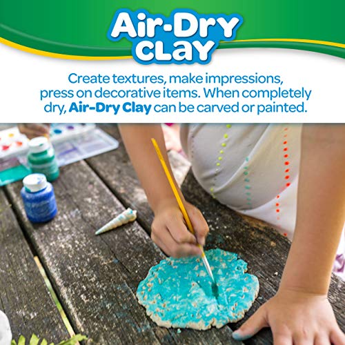 Crayola Air Dry Clay for Kids, Natural White Modeling Clay, 5 Lb Bucket [Amazon Exclusive]