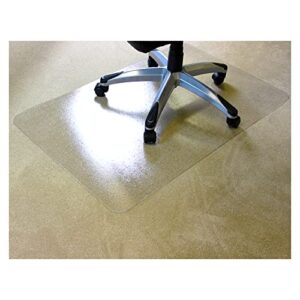 Marvelux Enhanced Polymer Eco-Friendly Office Chair Mat for Low and Standard Pile Carpeted Floors 36" x 48" | Rectangular Carpet Protector, Transparent | Shipped Flat | Multiple Sizes