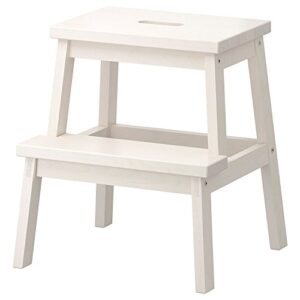 ikea bekvam home indoor solidwood step stool (white)