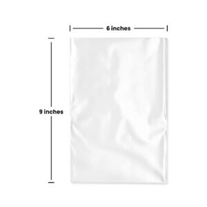 200 Pcs 6x9 Clear Flat Cello/Cellophane Treat Bags for Gift Wrapping, Thick OPP Plastic Bags for Wedding Cookie Birthday Cake Pops Gift Candy Buffet Supplies