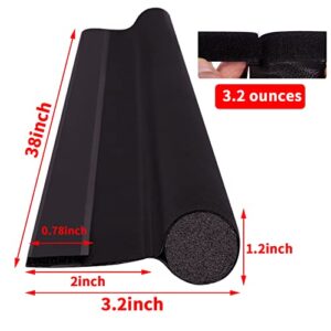 Diweidision 36in Door Draft Stopper Cutable Under Door Draft Stopper Sound Noise Proof Door Sweep Seal Door Gap Filler Reduce Cold Air,Dust, Wind, Smoke Under Door Bottom for Interior/Exterior Doors