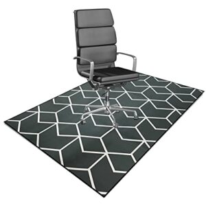 yexexinm 36″x48″ office chair mat for hardwood floor, anti-slip desk chair mat, chair rugs floor protectors mat, computer chair mat for rolling chair, chair carpet mat for home office