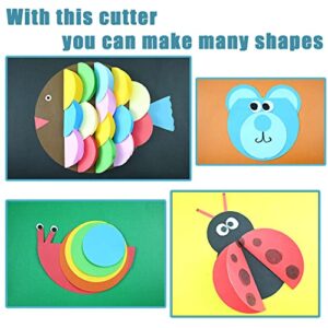 4-12 Inch Circle Punch/Circle Cutter,Art & Craft Supplies & Tool,Scrapbooking & Stamping Supplies Kit,Sticker Cutter,Art Sets,Large Hole Punch,Paper Punches for Crafting,Circle Cutter for Paper Crafts