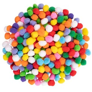 ready 2 learn pom poms – set of 240 – assorted colors – art supplies for diy crafts and hobbies – 1 in. wide