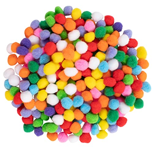 READY 2 LEARN Pom Poms - Set of 240 - Assorted Colors - Art Supplies for DIY Crafts and Hobbies - 1 in. wide