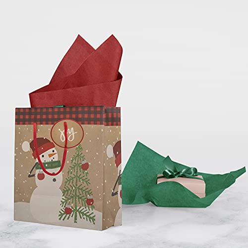 IM Customization Red and Green Christmas Tissue Paper - 30 Sheets - 20 x 26 Inches - for Christmas Gifts, Holiday Crafts, and More