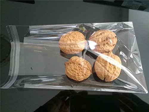 TR318 Clear Resealable Cello Cellophane Bags Good for Bakery, Candle, Soap, Cookie (4x6inch-100Pcs)