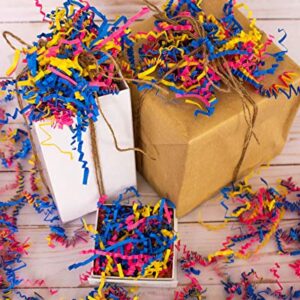 Crinkle Cut Paper Shred Filler (2 LB) for Gift Wrapping & Basket Filling - Fiesta | MagicWater Supply