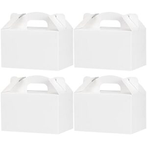 moretoes 70 pack white treat boxes gable boxes party favor boxes paper gift boxes for birthday party shower 6 x 3.5 x 3.5 inches