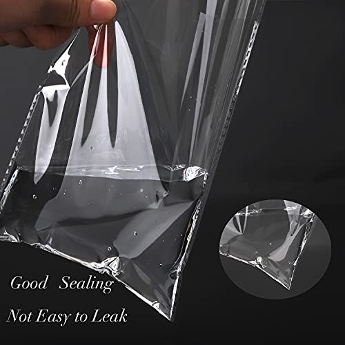 Docvania 200pcs 6X6 Clear Resealable Cello/Cellophane Bags Self Sealing Plastic Poly Bags for Bakery,Candle,Soap,Cookie,Gift,Prints,Photos,Cards