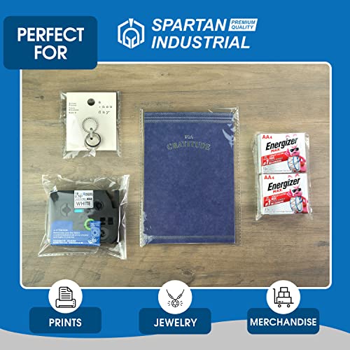 SPARTAN INDUSTRIAL Polypropylene Cello Bags (Extra Small) - 1000 Pack (3" X 4")