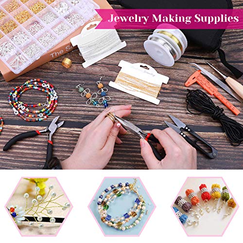 Jewelry Making Kits for Adults, Shynek Jewelry Making Supplies Kit with Jewelry Making Tools, Earring Charms, Jewelry Wires, Jewelry Findings and Helping Hands for Jewelry Making and Repair