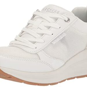 Skechers Women's Billion-HOT Days Sneaker, White, 8.5