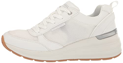 Skechers Women's Billion-HOT Days Sneaker, White, 8.5