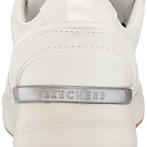 Skechers Women's Billion-HOT Days Sneaker, White, 8.5