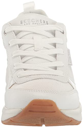 Skechers Women's Billion-HOT Days Sneaker, White, 8.5