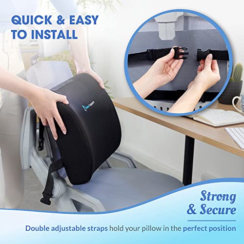 Lumbar Support Pillow for Office Chair - Back Comfort