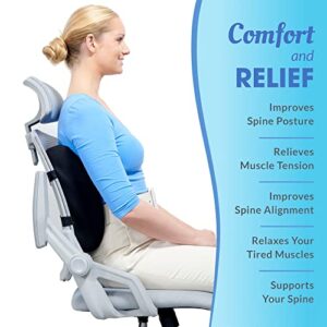 Lumbar Support Pillow for Office Chair - Back Comfort