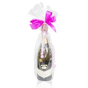 Cellophane Bags 10x20 Inches,20 Pcs Cellophane Gift Bags for Small Baskets, Mugs and Gifts