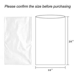 Cellophane Bags 10x20 Inches,20 Pcs Cellophane Gift Bags for Small Baskets, Mugs and Gifts