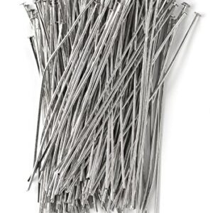 Cousin DIY Flat Head Pins, Single Pack-180 Piece, Silver