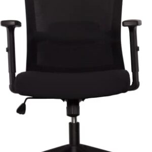 WeWork We Work Office Chair with Adjustable Arms and Lumbar Support, in Black