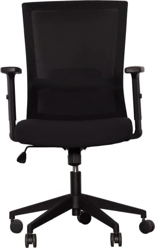 WeWork We Work Office Chair with Adjustable Arms and Lumbar Support, in Black