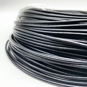 5 yards round leather cord for keychains beading jewelry making diy bracelet findings handmade crafts rope string