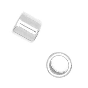 Cousin 2mm Sterling Silver Crimp Bead - 50pc