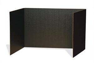 pacon privacy boards, black, 48″ x 16″, 4 boards (3791)