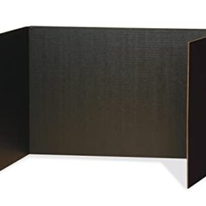 Pacon Privacy Boards, Black, 48" x 16", 4 Boards (3791)