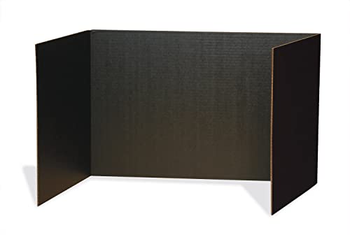 Pacon Privacy Boards, Black, 48" x 16", 4 Boards (3791)