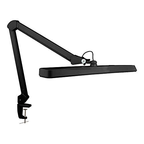 Neatfi (New Model) XL 2,500 Lumens LED Task Lamp with Clamp, 30W Super Bright Desk Lamp, 162 Pcs SMD LED, 22 Inches, Eye-Caring LED Lamp (Black)