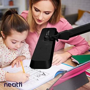 Neatfi (New Model) XL 2,500 Lumens LED Task Lamp with Clamp, 30W Super Bright Desk Lamp, 162 Pcs SMD LED, 22 Inches, Eye-Caring LED Lamp (Black)