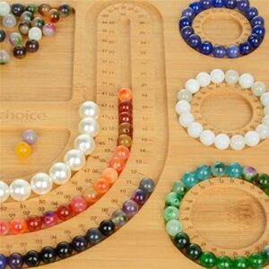 Enrichoice New Bamboo Combo Beading Board for Jewelry Bracelet Making and Other Jewelry Necklaces Design Beading Mats Trays