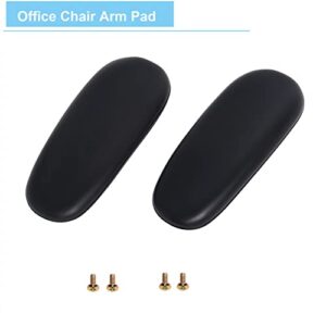 Podoy Office Chair Arm Rest Replacement Pad 10" 4" Part Armrest Cover #1043 for Office Desk Parts (Pack of 2)