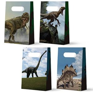 friday night dinosaur party favor bags-jurassic world treat candy goodies bag for birthday baby shower party(24 pcs)
