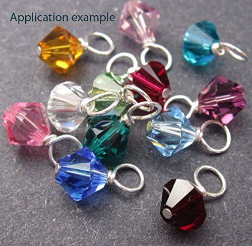 5 Sets Birthstone Beads 8mm Austrian Bicone Crystal (60pcs) for Earrings Bracelet Necklace Charm Jewelry Craft Making BB1