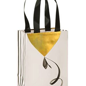 Papyrus 9" Medium Gift Bag (Gold Balloon) for Birthdays, Weddings, Bridal Showers, Baby Showers and All Occasions (1 Bag)