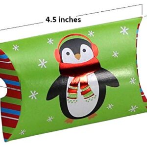 Iconikal Christmas Gift Card Pillow Boxes, 50-Count