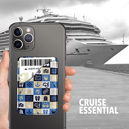 Cruise Card Holder Phone Pouch Wallet for Ship ID Key Cards Cruise Essential