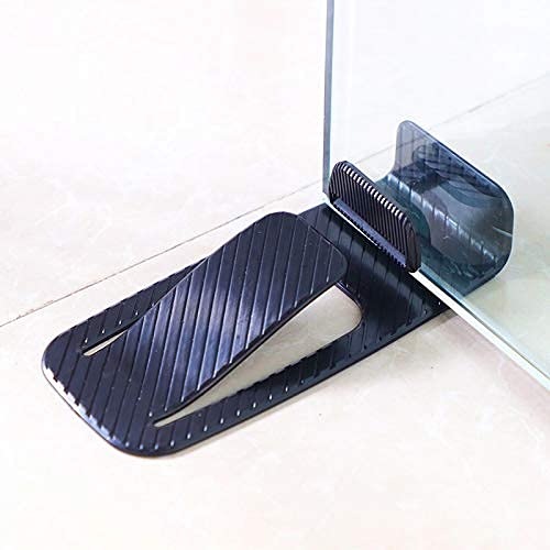 LJFMDLN Spring Innovative Door Stopper Properly Holds Your Door Open Door Holder Multi-Function Door Stopper Protector ( Color : Black )