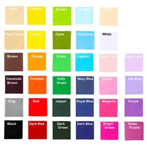 exquiss 3400 sheets tissue paper squares 2 inch bulk 34 colors for art paper craft scrunch art kids craft diy craft tracing scrapbooking embellishments rainbow school supplies(2 x 2 inch)